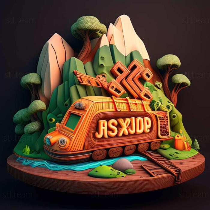 3D модель Игра Yokus Island Express (STL)